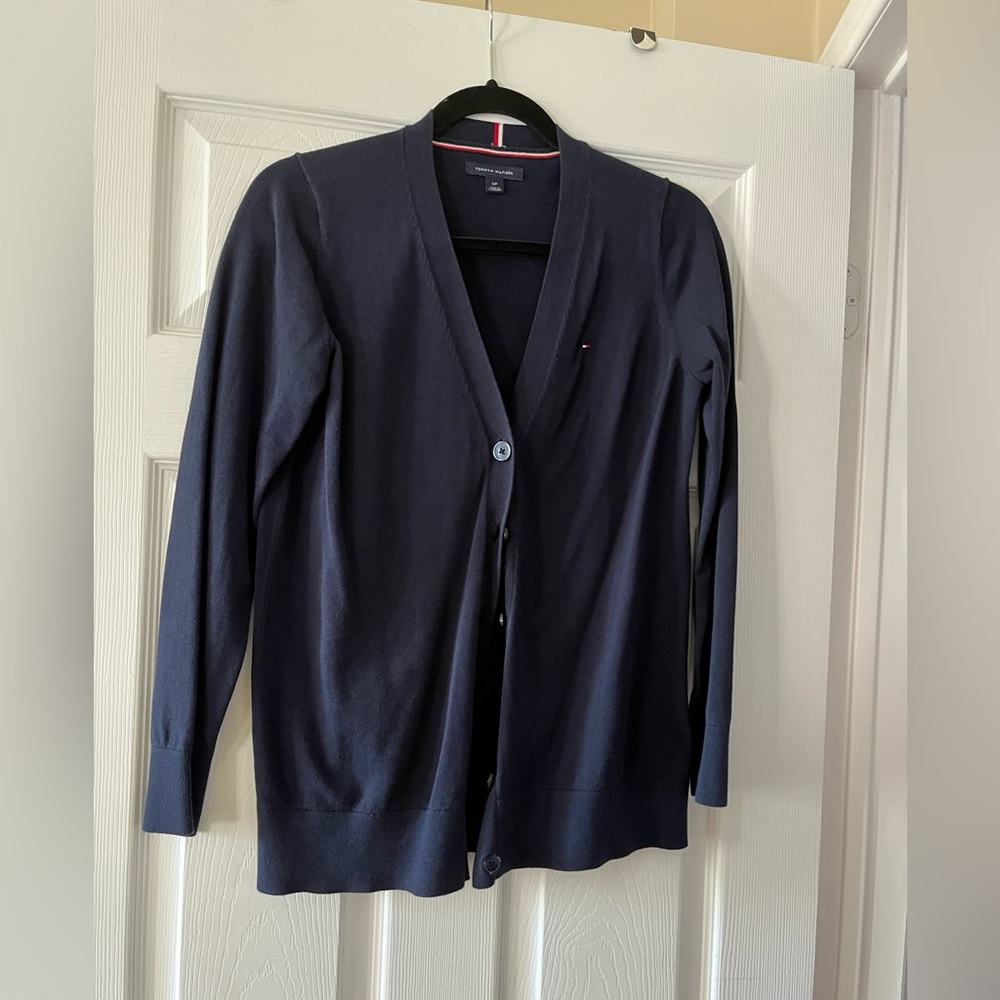 TOMMY HILFIGER Oversized Cardigan Navy
